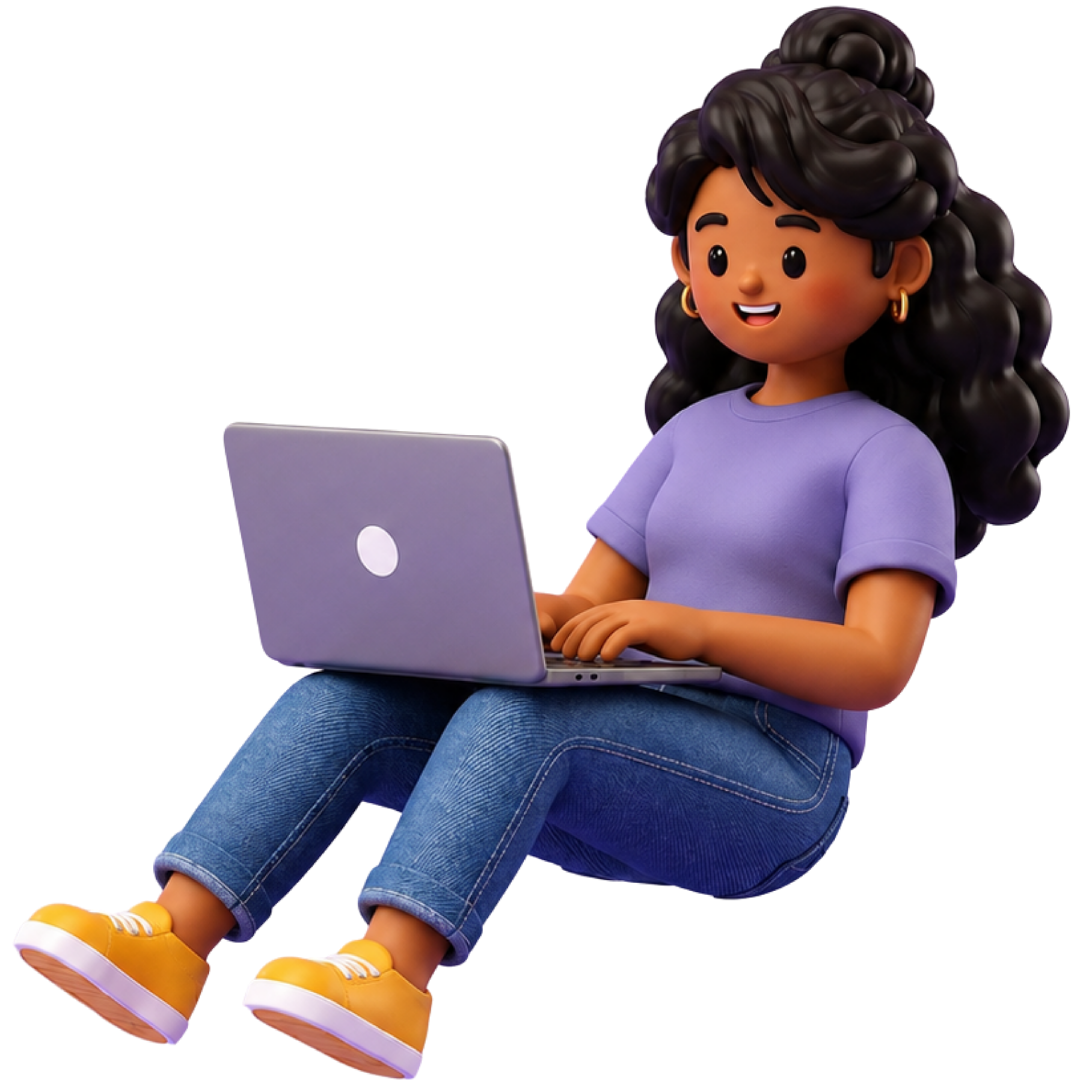 Profissional WebFix trabalhando no computador